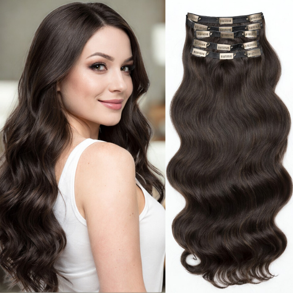 Clip-In Premium Hair Extensions – Body Wave
