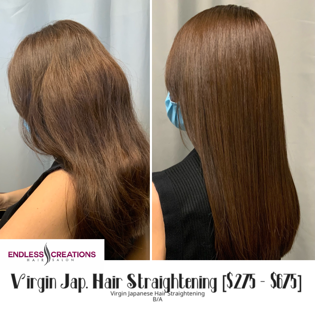 JAPANESE HAIR STRAIGHTENING RETOUCH | TWEEN (AGES: 9-15) - $300+