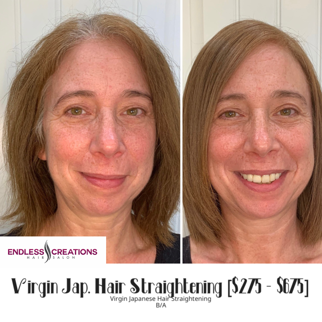 JAPANESE HAIR STRAIGHTENING RETOUCH | TWEEN (AGES: 9-15) - $300+