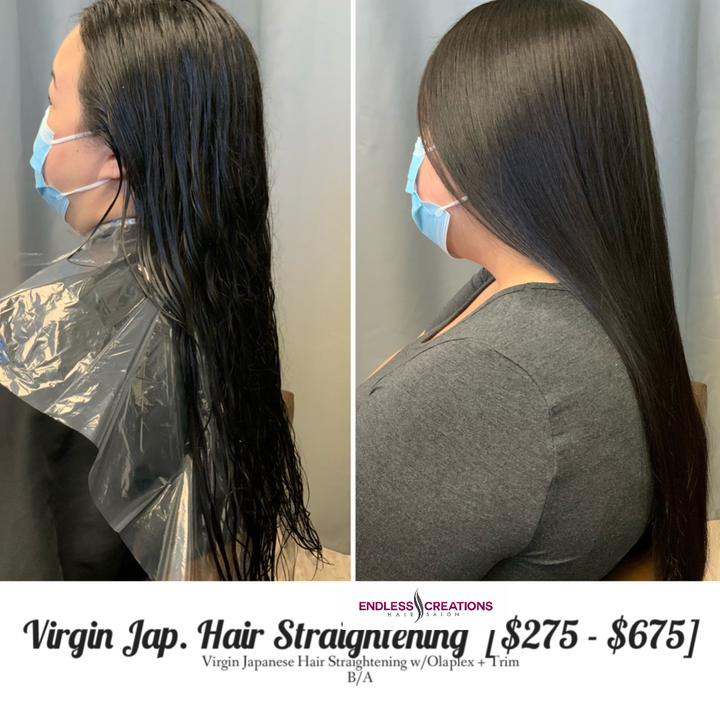 JAPANESE HAIR STRAIGHTENING RETOUCH | TWEEN (AGES: 9-15) - $300+