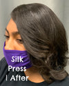FIRST VISIT SILK PRESS STANDARD | ADULT - $100+