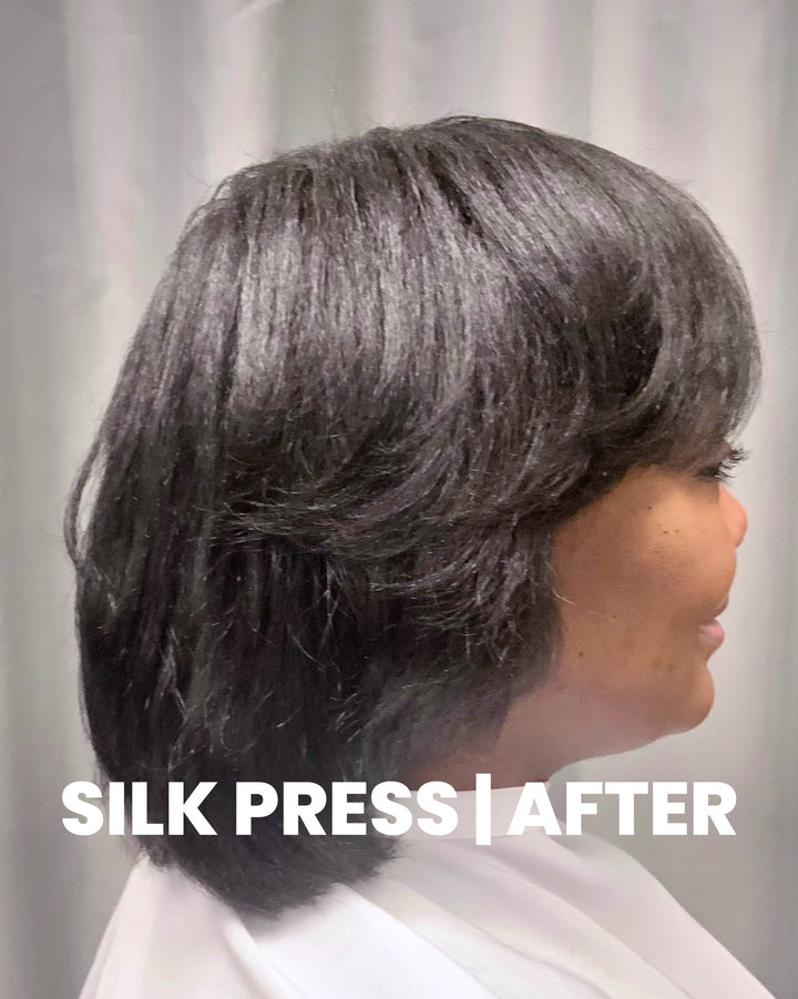 FIRST VISIT SILK PRESS STANDARD | ADULT - $100+
