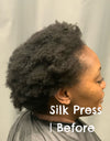 FIRST VISIT SILK PRESS STANDARD | ADULT - $100+