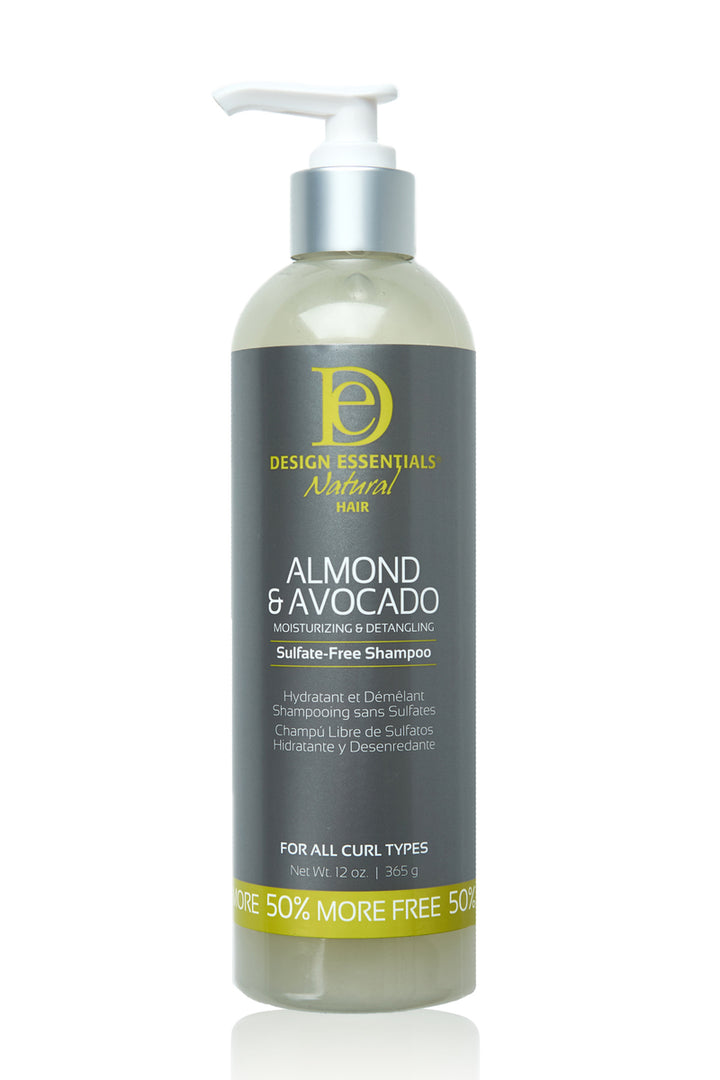 ALMOND &amp; AVOCADO MOISTURIZING &amp; DETANGLING SULFATE-FREE SHAMPOO