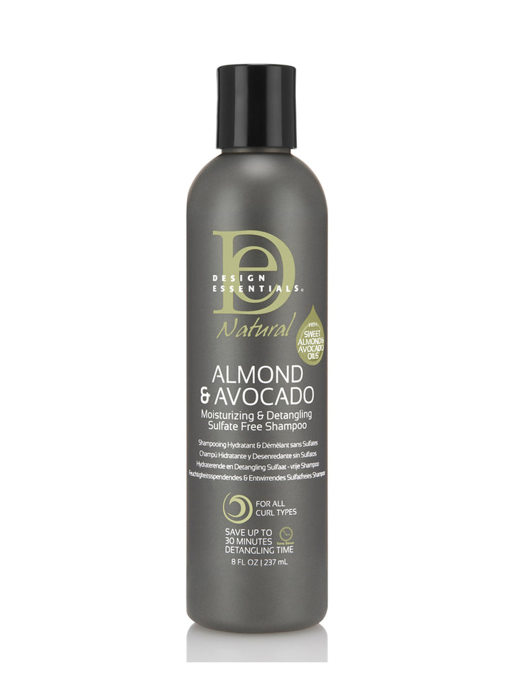 ALMOND &amp; AVOCADO MOISTURIZING &amp; DETANGLING SULFATE-FREE SHAMPOO