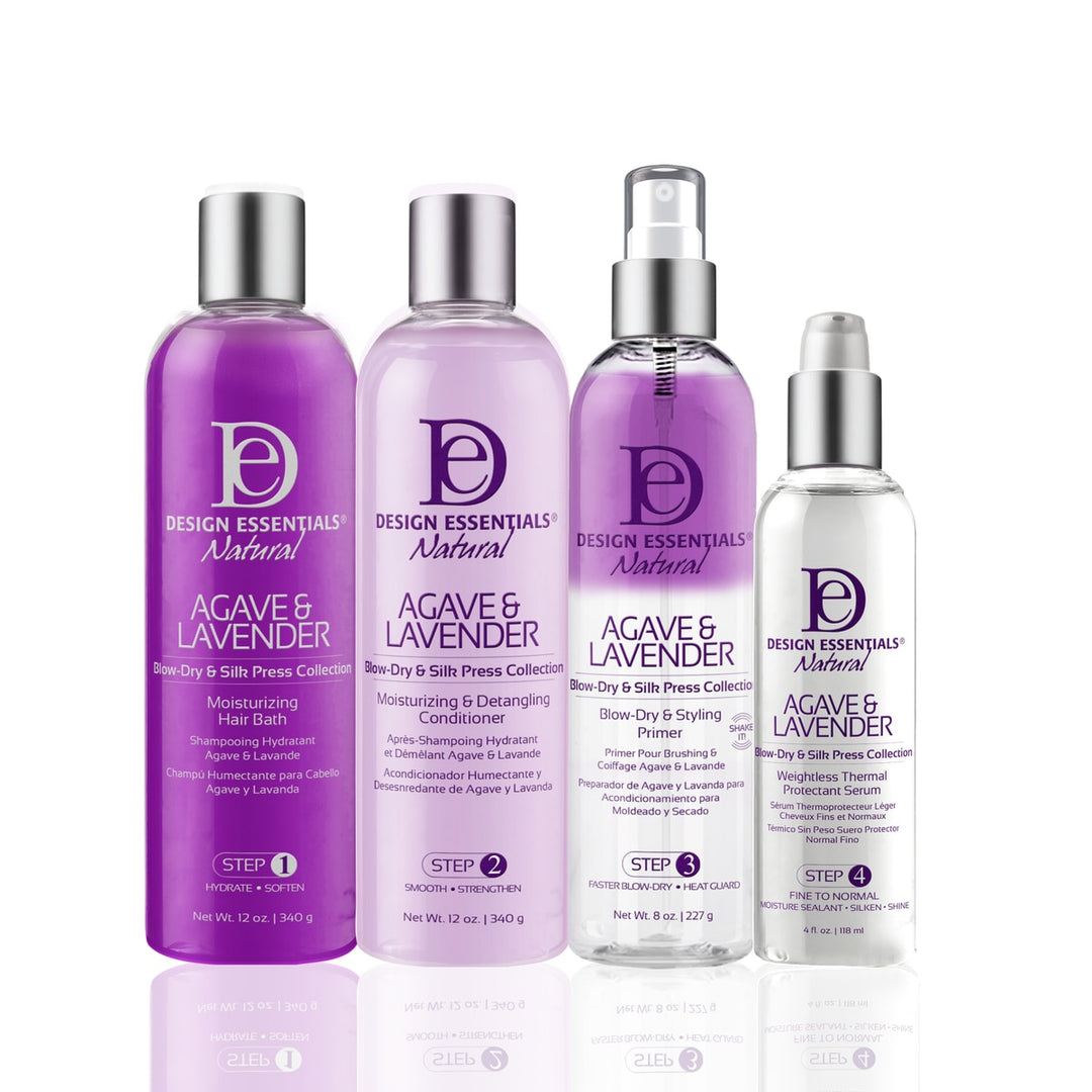 AGAVE & LAVENDER BLOW DRY & SILK PRESS COLLECTION