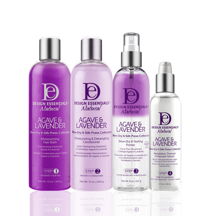 AGAVE & LAVENDER BLOW DRY & SILK PRESS COLLECTION