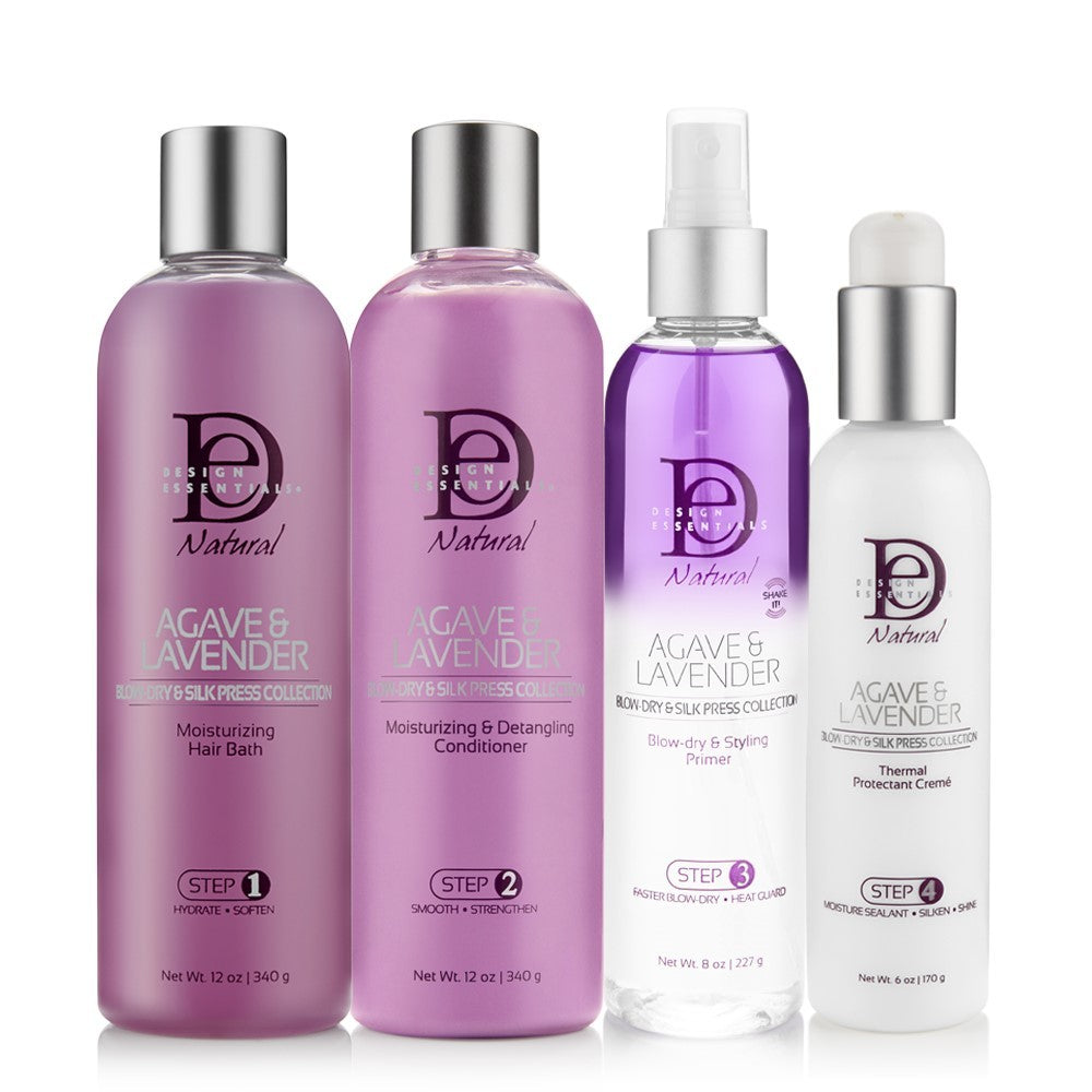 Design Essentials Natural Hair Bath, Agave & Lavender, Step 1 - 12 oz