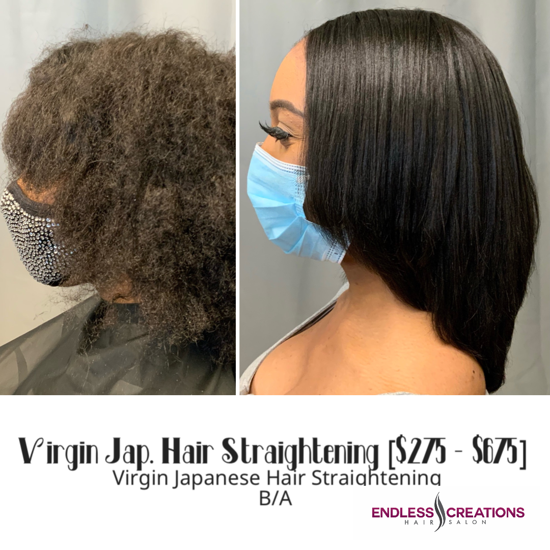 JAPANESE HAIR STRAIGHTENING | WHOLE HEAD TWEEN - $325+