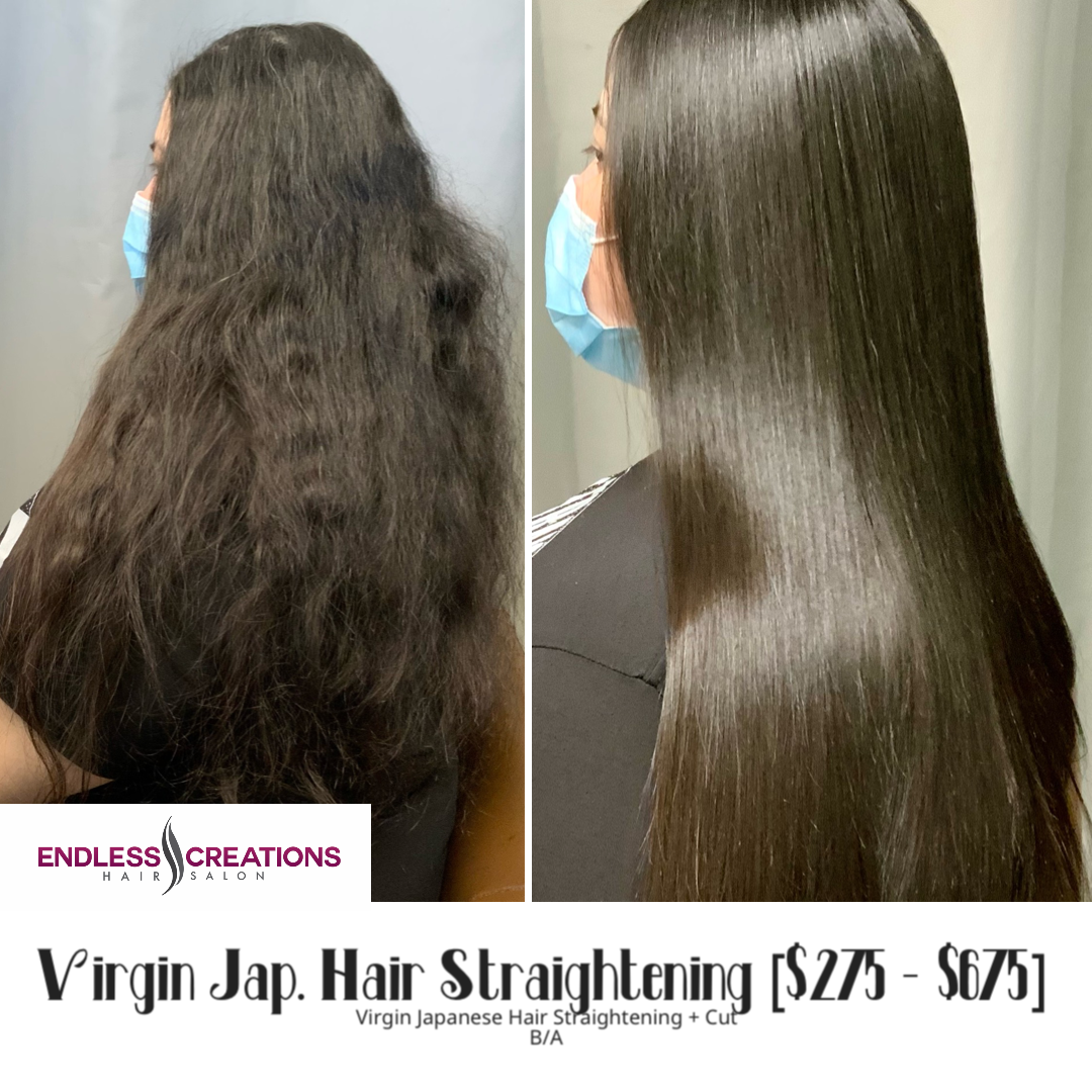 JAPANESE HAIR STRAIGHTENING | WHOLE HEAD TWEEN - $325+