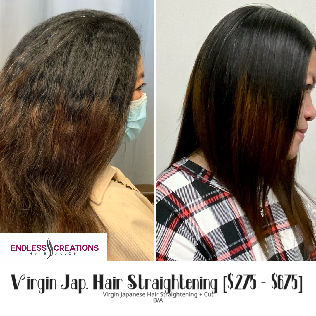 JAPANESE HAIR STRAIGHTENING | WHOLE HEAD TWEEN - $325+