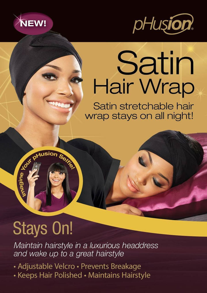 PHUSION SATIN HAIR WRAP